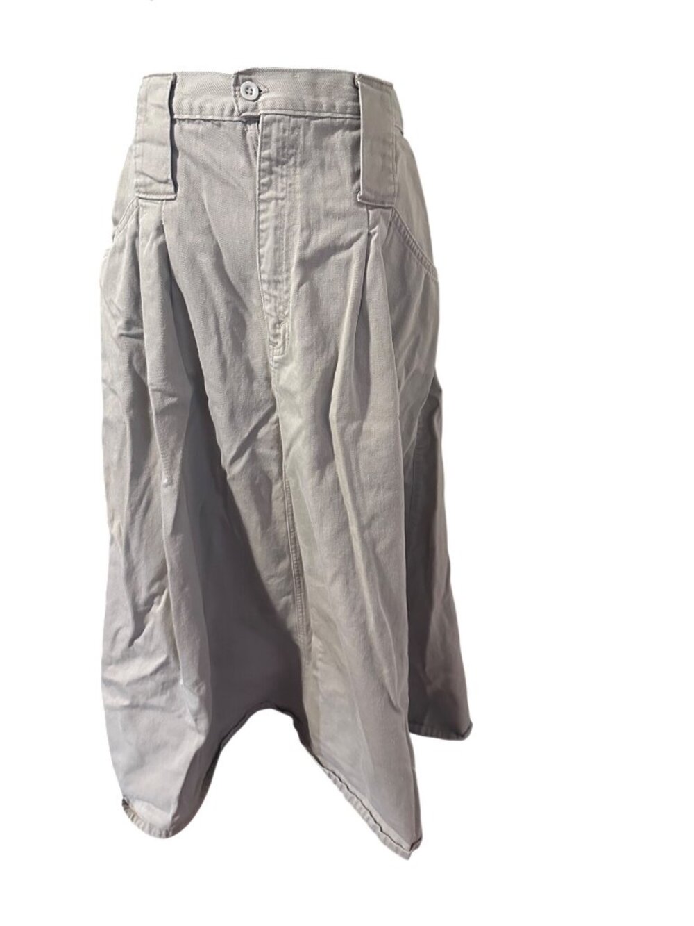 Vintage Forest Oak collection tan khaki full cotton skirt size 15/16 - Picture 4 of 6